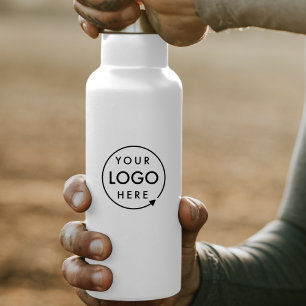 Sticker Logo d'entreprise Bouteille d'eau de marque prof