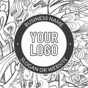 Sticker Logo d'entreprise ou Modèle de texte de conception