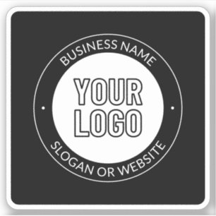Sticker Logo d'entreprise ou Modèle de texte de conception