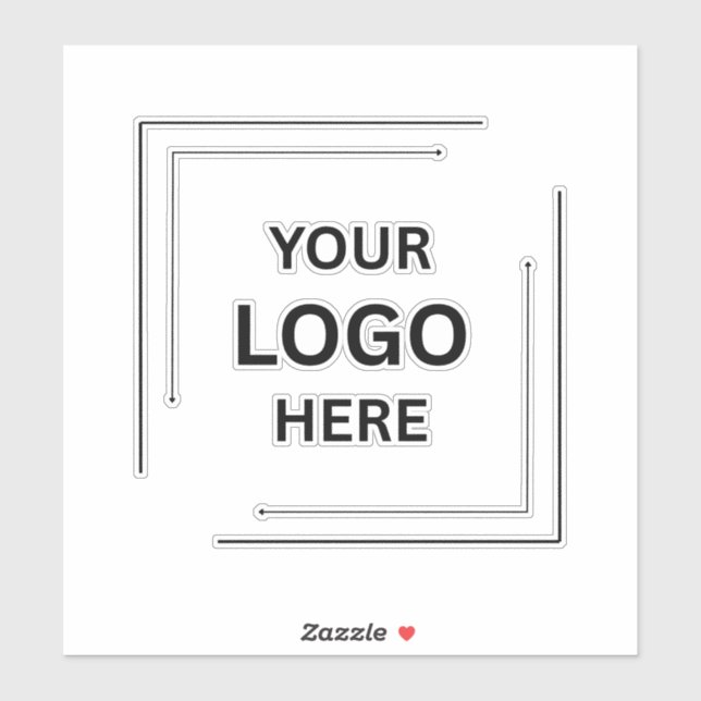 Sticker Logo d'entreprise | Planche adhésive professionnel (Feuille)