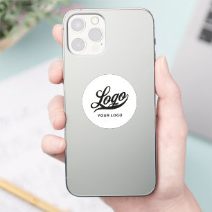 Sticker Logo d'entreprise sur Hors White Circle Téléphone 