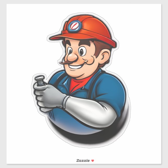 Sticker logo des services de plomberie (Feuille)