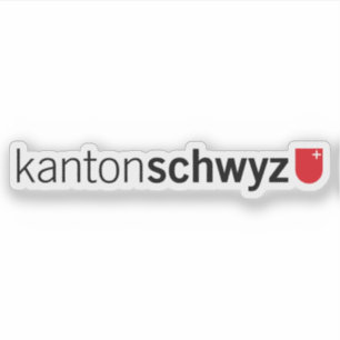 Sticker Logo du canton de Schwyz, Suisse
