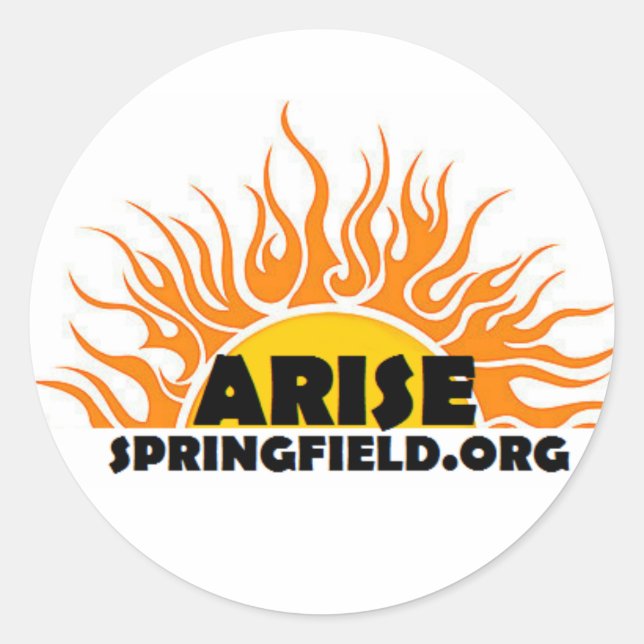 Sticker Logo du site Web Arise (Devant)