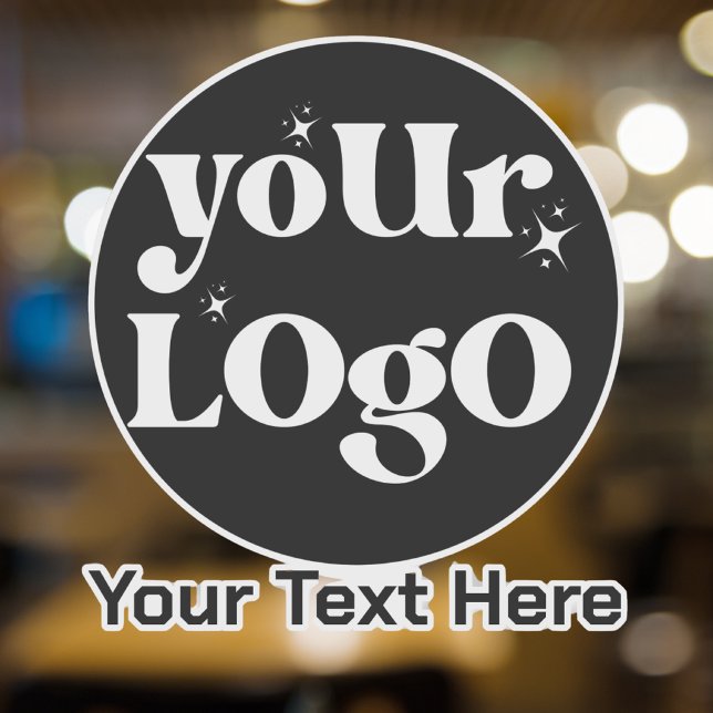 Sticker Logo et texte minimaliste Entreprise (Créateur téléchargé)