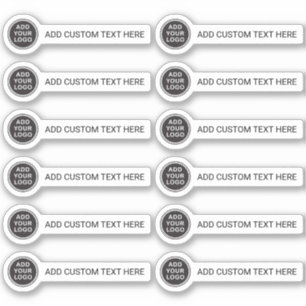 Sticker Logo et texte personnalisés