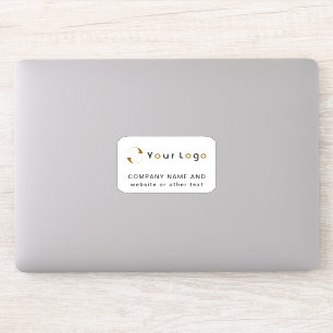 Sticker Logo éteint rectangle blanc Ordinateur portable Bu