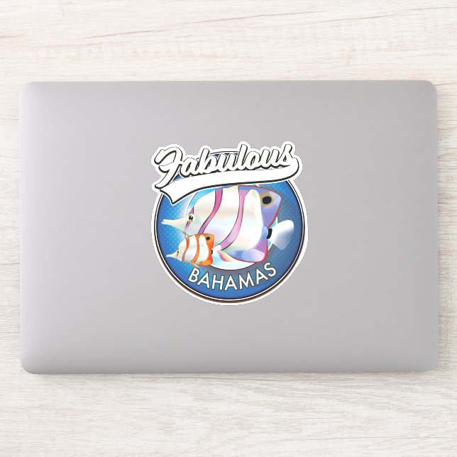 Sticker Logo fabuleux des Bahamas  (Ordinateur)
