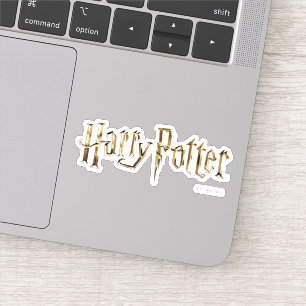 Sticker Logo Gold Harry Potter