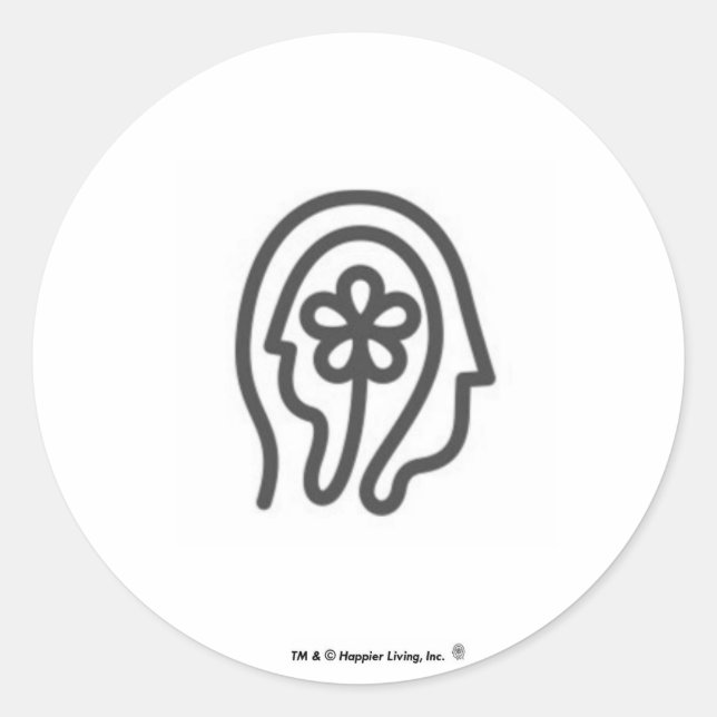 Sticker Logo Happier Living (Devant)