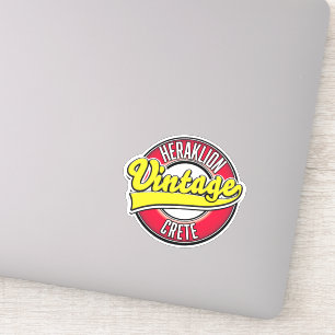 Sticker Logo Héraklion Crete Travel