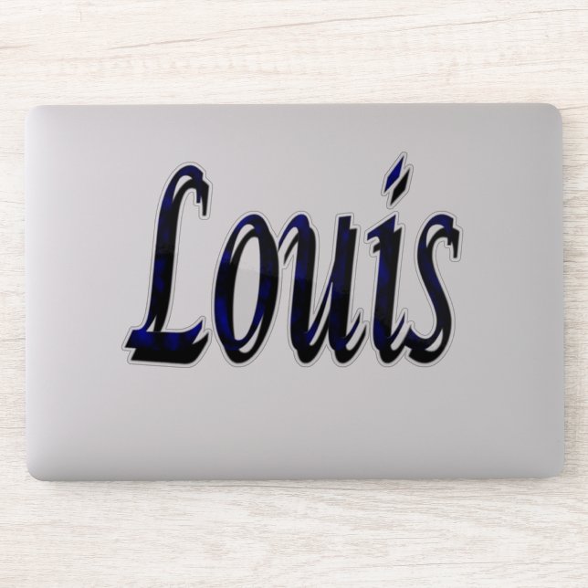 Sticker Logo Louis Name, (Ordinateur)