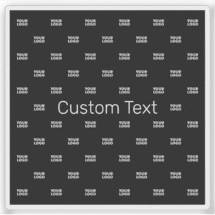 Sticker Logo moderne ou Motif design avec n'importe quelle