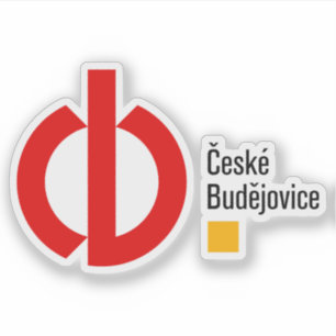 Sticker Logo officiel de České Budějovice, République tchè