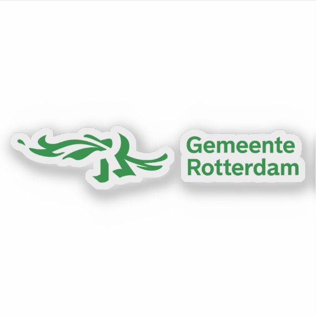 Sticker Logo officiel de Rotterdam, la Pays-Bas (Devant)