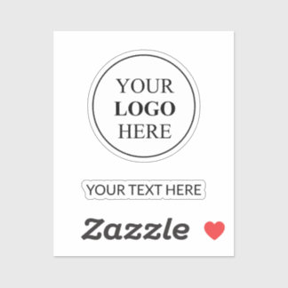 Sticker Logo promotionnel personnalisé - Pas de commande m