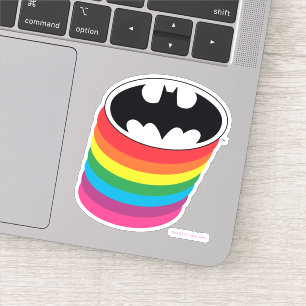 Sticker Logo Rainbow de Batman