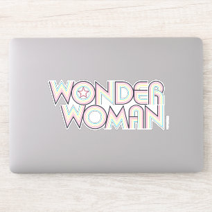 Sticker Logo Rainbow Wonder Woman