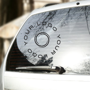 Sticker Logo sur Vinyl circle Business Bumper Car Window