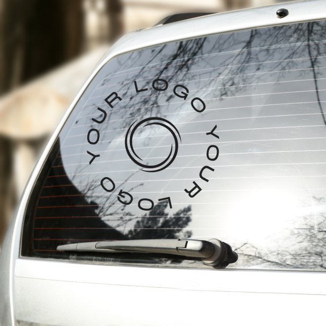 Sticker Logo sur Vinyl circle Business Bumper Car Window
