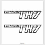 Sticker Logo Triumph TR7 - Voitures de première heure<br><div class="desc">Reproduction d'origine TR7 boot / trunk couvercle branding x2.</div>