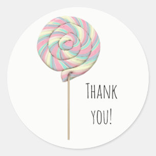 Sticker Lollipop rose