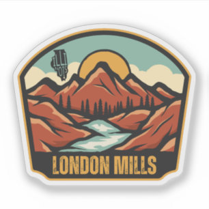 Sticker London Mills, Illinois
