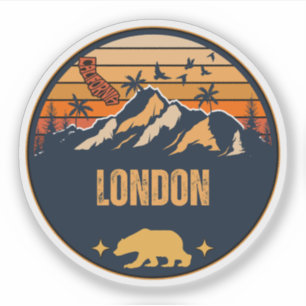 Sticker Londres, Californie