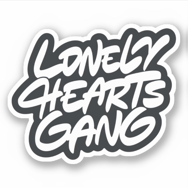 Sticker Lonely Hearts Gang (Devant)