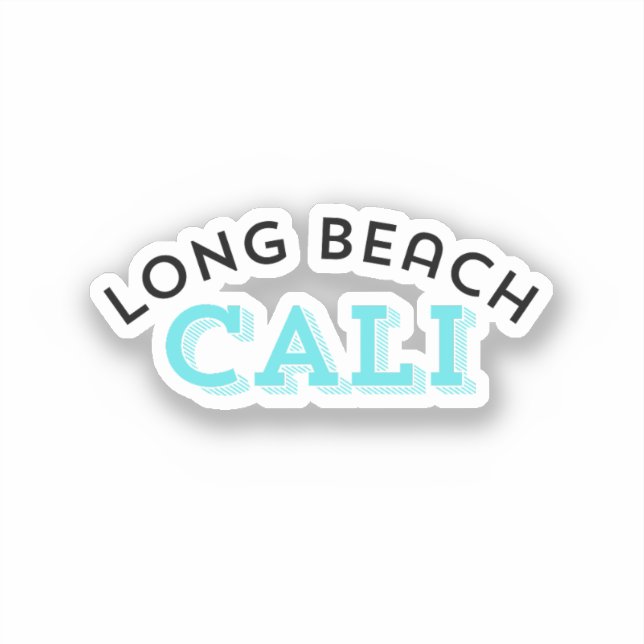Sticker Long Beach Californie (Recto)