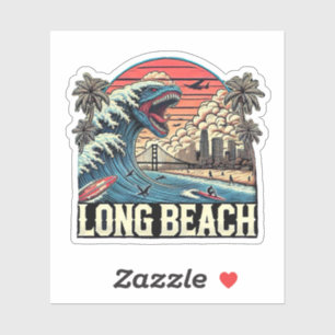 Sticker Long Beach, Californie, États-Unis