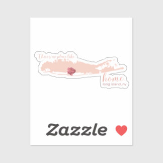 Sticker Long Island Custom Cut