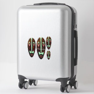 Sticker Long Tonnerre de Masque Tiki