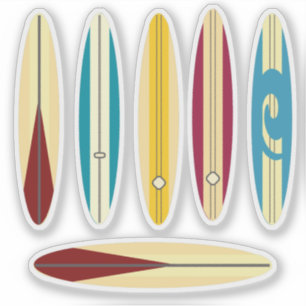 Sticker Longboards Vintages