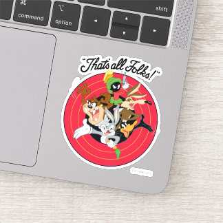 Sticker LOONEY TUNES™ "C'EST TOUS LES FOLKS™" Groupe Bulls