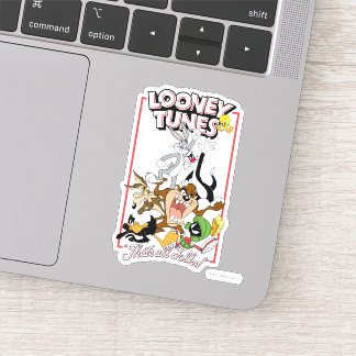 Sticker LOONEY TUNES™ "C'EST TOUS LES FOLKS!™" Pile de gro