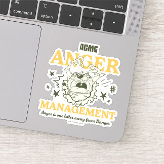 Sticker LOONEY TUNES™ Gestion de la colère de |TAZ™ ACME