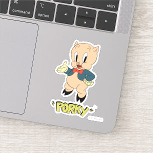 Sticker LOONEY TUNES™ Rires rétro   Cochon de porc