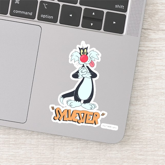 Sticker LOONEY TUNES™ Rires rétro | SYLVESTER™ (Détail)