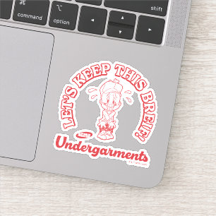 Sticker LOONEY TUNES™   Sous-vêtements ELMER FUDD™ ACME