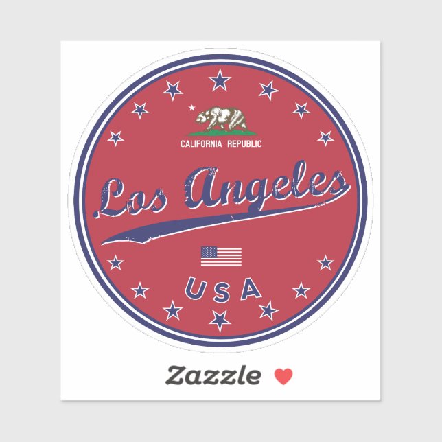 Sticker Los Angeles (Feuille)