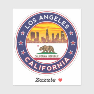 Sticker Los Angeles California,