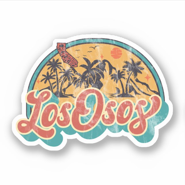 Sticker Los Osos, Californie (Devant)