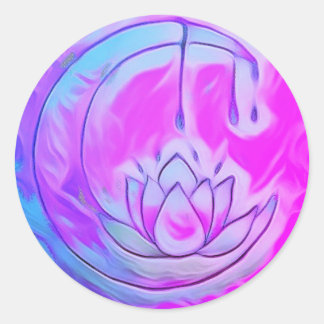 Sticker Lotus Moon Rose
