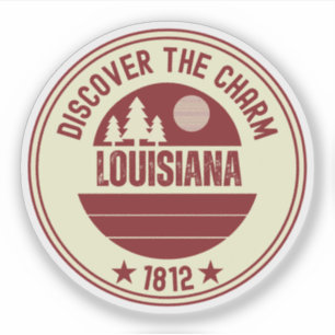 Sticker Louisiana Love - Cajun Country Cadeau