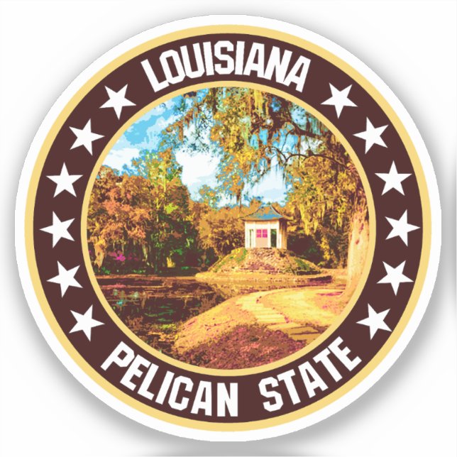 Sticker Louisiane (Recto)