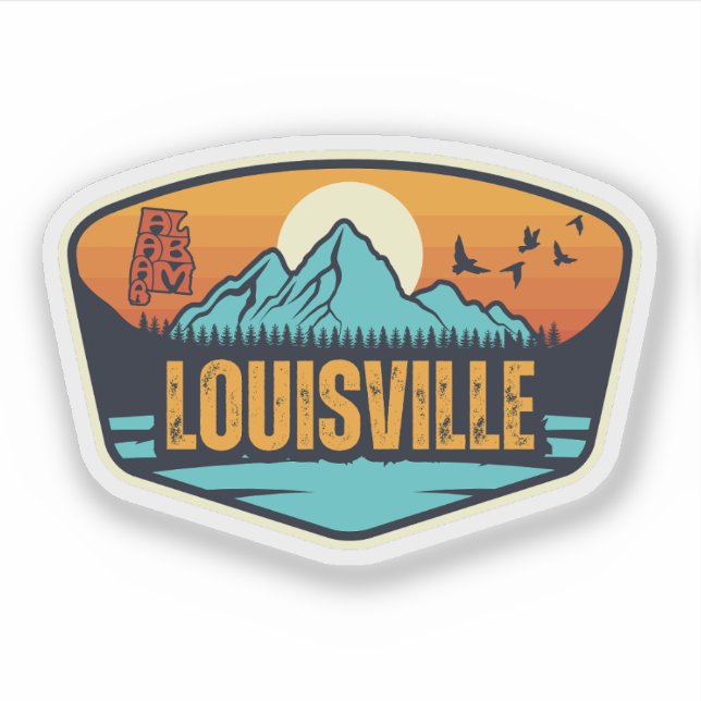 Sticker Louisville Alabama (Devant)