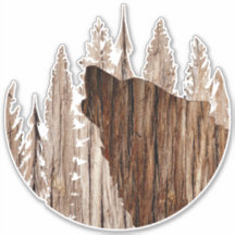 Loup-Howling En Bois Texturé