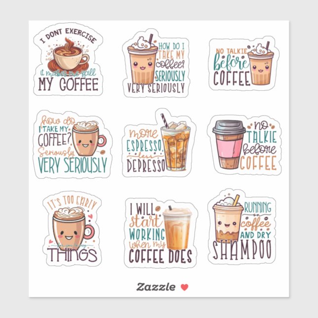 Sticker Louveur de café (Feuille)