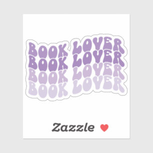 Sticker Louveur de livre super violet multicolore Retro Vi
